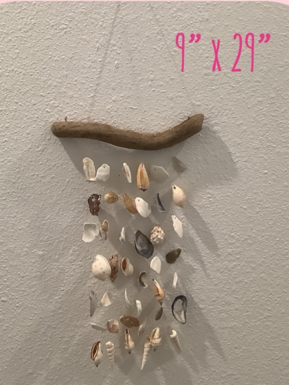 Driftwood Art, Driftwood & Seashell Wind Chime, Coastal Decor